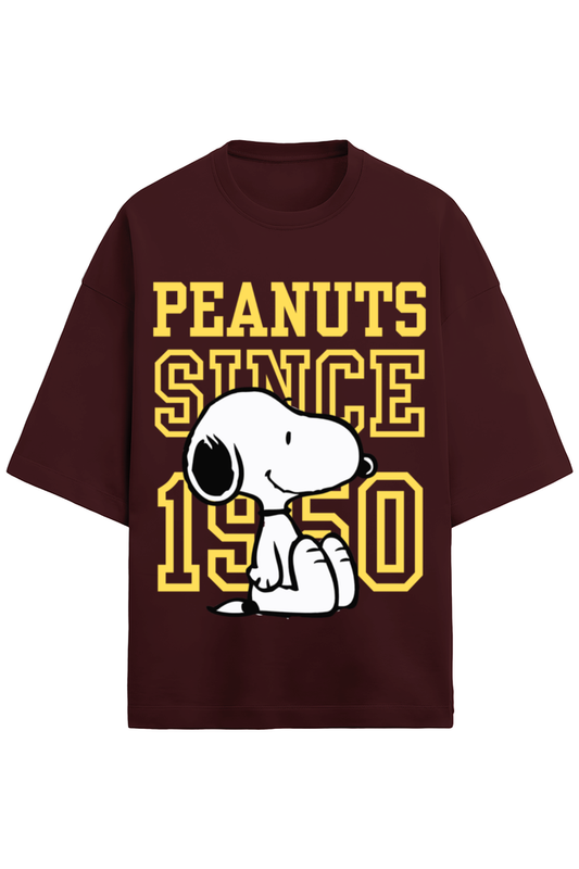 Peanuts_Unisex Terry Oversized T-Shirt