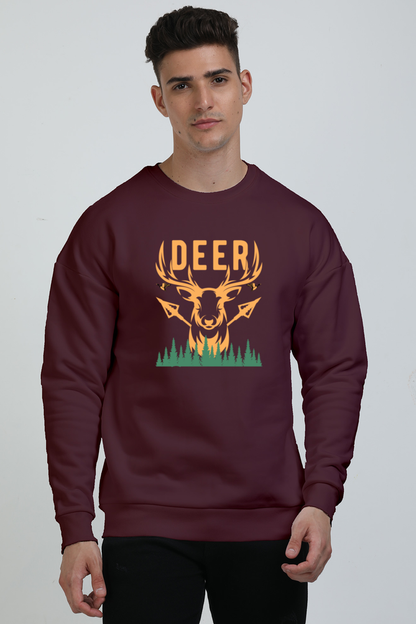 Deer hunt_Unisex Oversized Sweatshirts