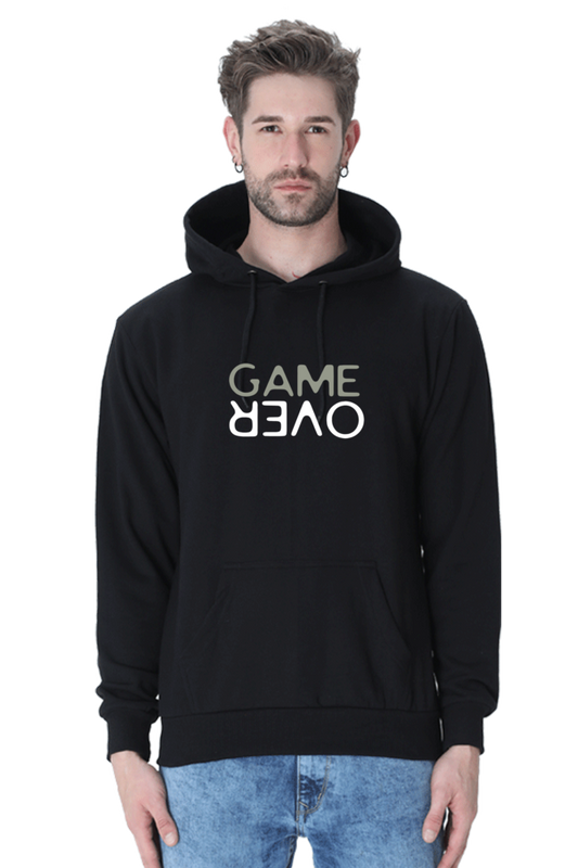 Game Over Unisex Acid Wash Hooded Sweatshirt