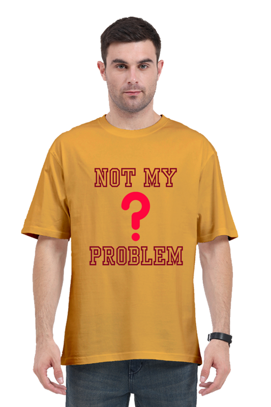 Problem_Yellow_Shade_Unisex Oversized Classic T-Shirt