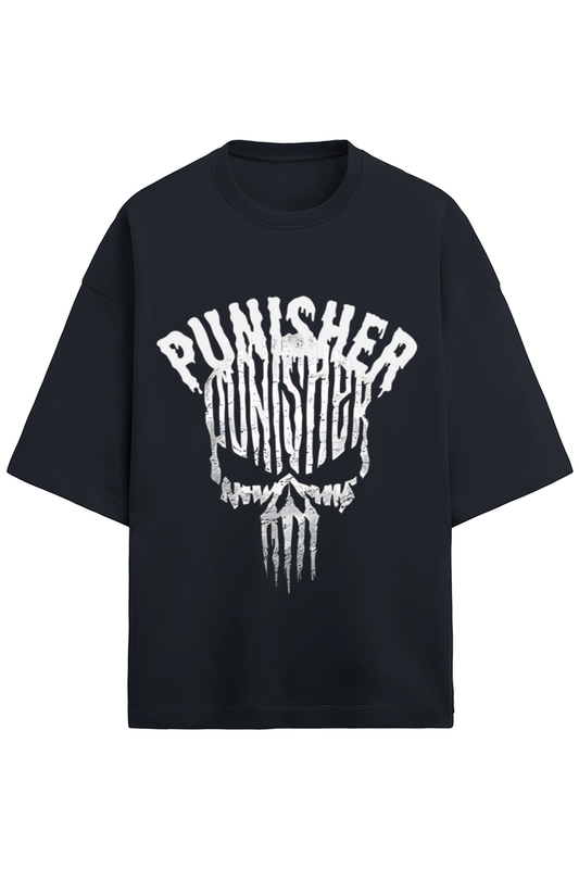 Punisher_Unisex Terry Oversized T-Shirt