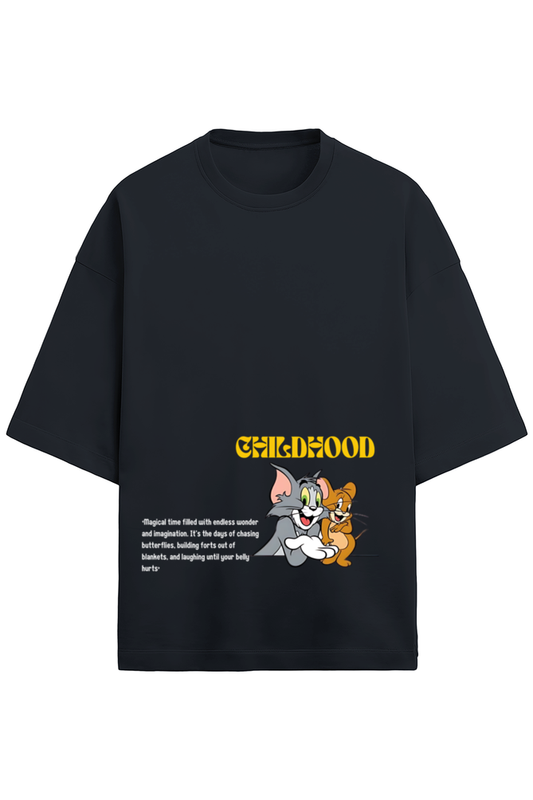 280 GSM Unisex Childhood memories Terry Oversized T-Shirt