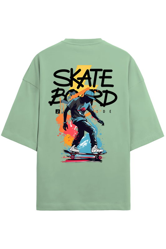 280 GSM Unisex Skateboard Terry Oversized T-Shirt