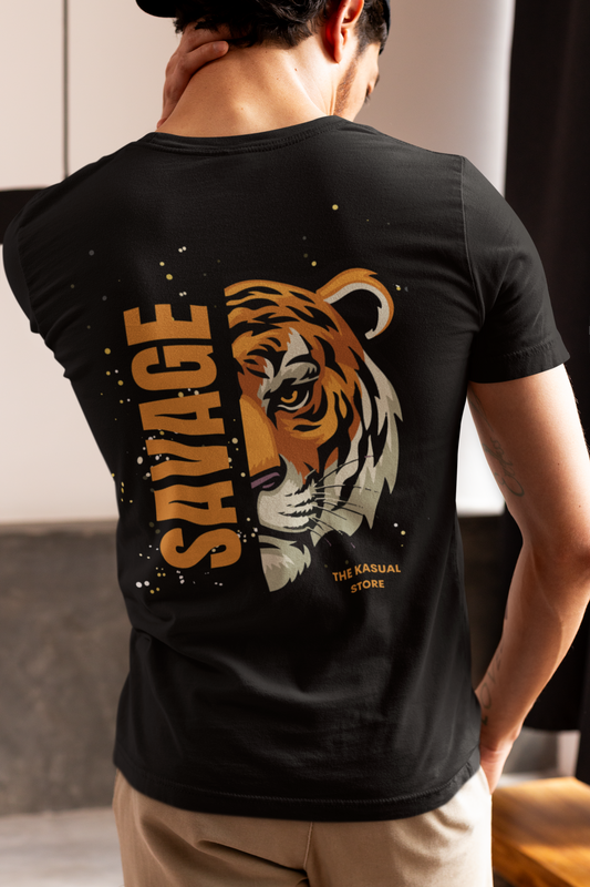 Savage round neck half sleeve classic