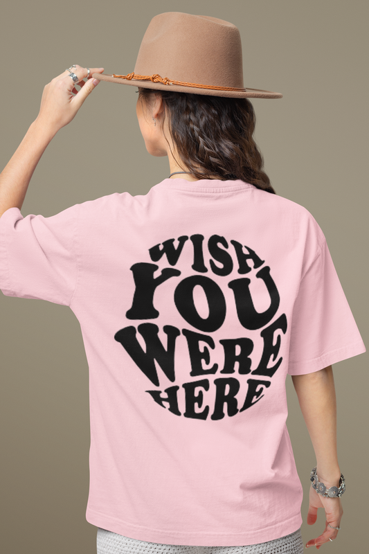 Wish typography! Unisex Oversized Classic T-Shirt