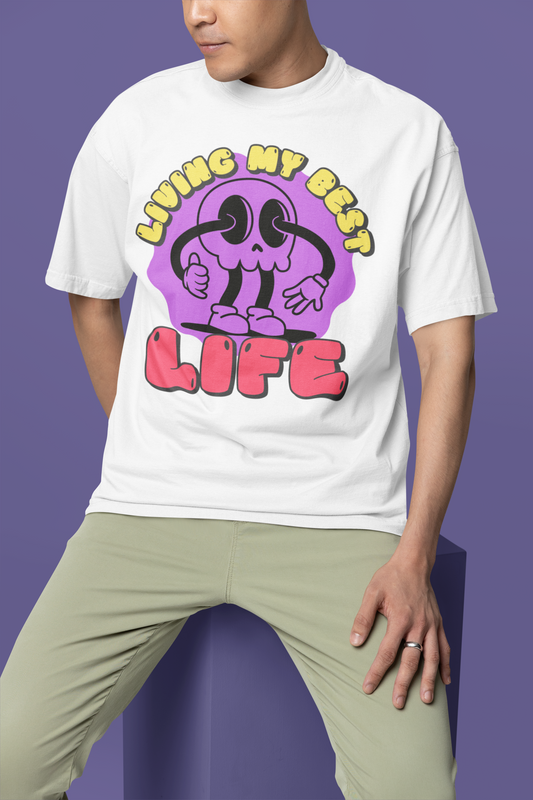 Living Life! Unisex Oversized Classic T-Shirt