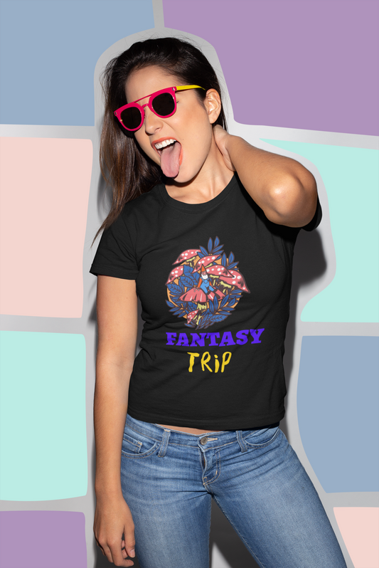 Fantasy Trip! Women round neck T-Shirt