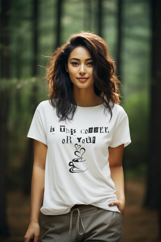 Coffee Love! Female Round Neck Half Sleeve Classic