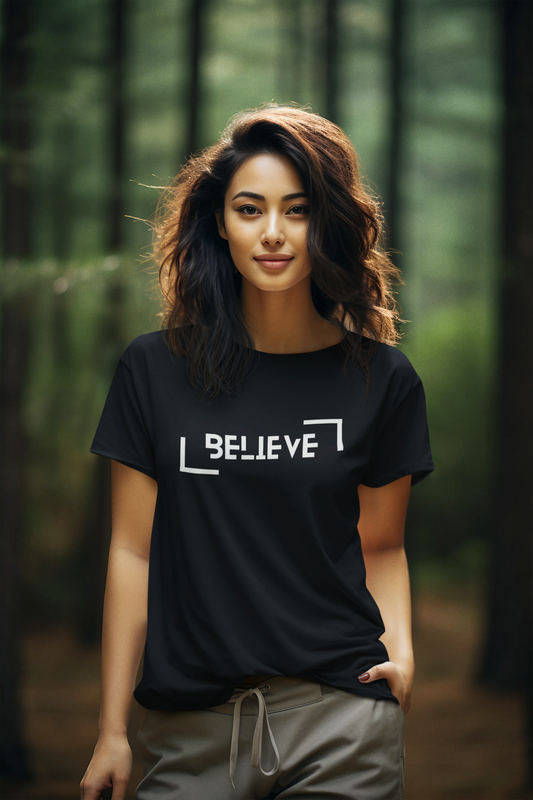 Believe! Round Neck Half Sleeve Classic