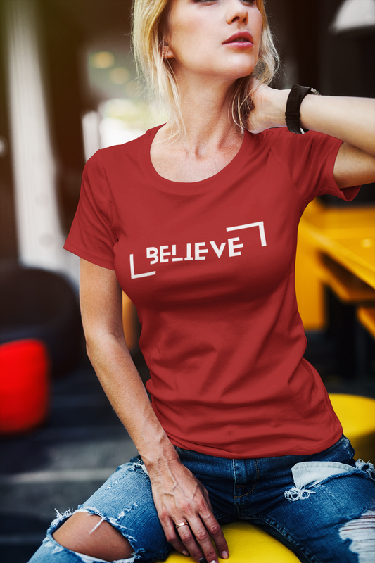 Believe! Round Neck Half Sleeve Classic